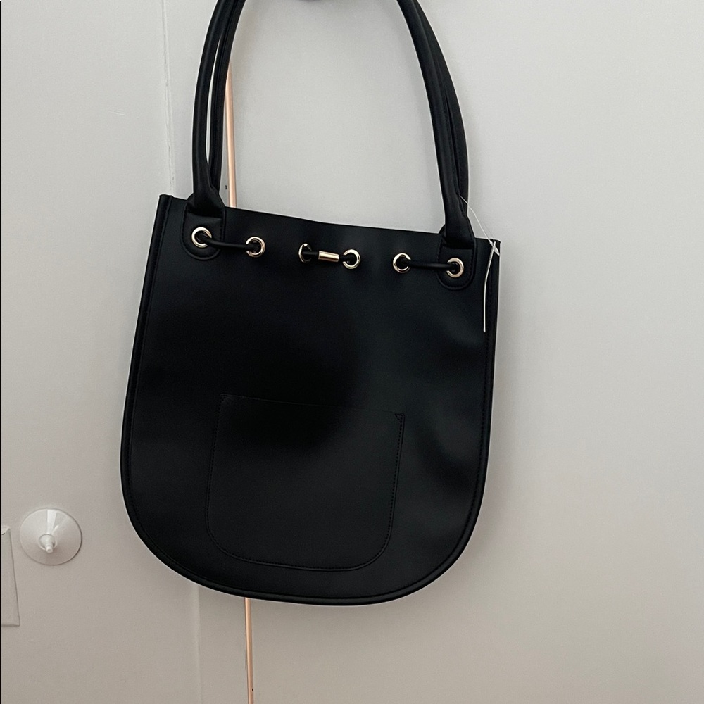 Anthropologie Black Shoulder Bag NWT